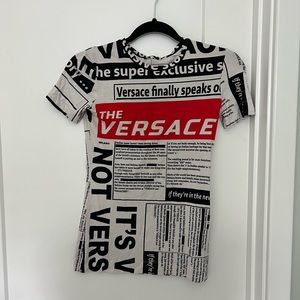 Authentic Versace Newspaper Shirt